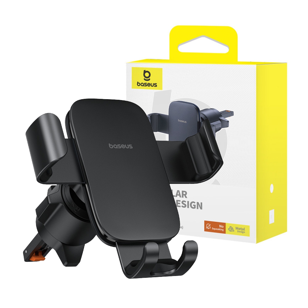 Baseus Metal Age 3 Gravity Car Mount (Air Vent Version)-Black