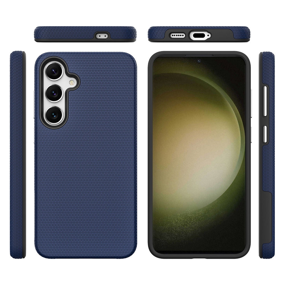 Rhinos Rugged Shockproof Case for Samsung Galaxy S24 Plus-Silver