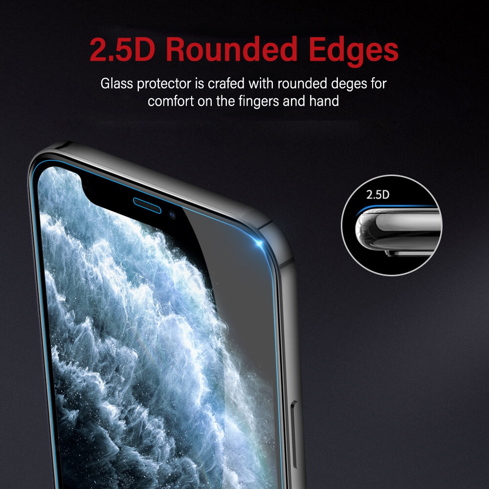Kinglas 10 Packs Tempered Glass Screen Protector For iPhone 12 / 12 Pro (Diamond Glass & Japan Glue Upgrade)