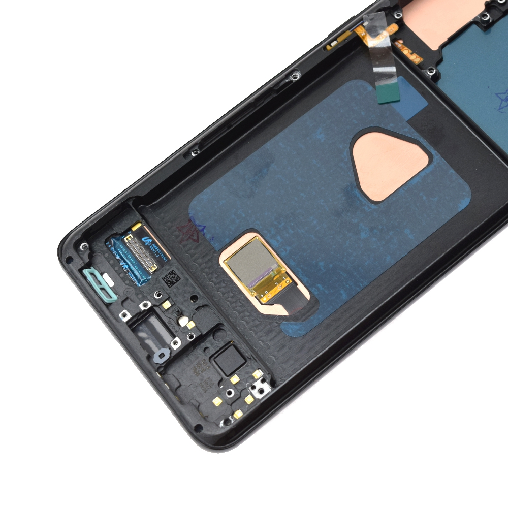 REFURB OLED Screen Replacement with Frame for Samsung Galaxy S21 Plus 5G G996-Phantom Black