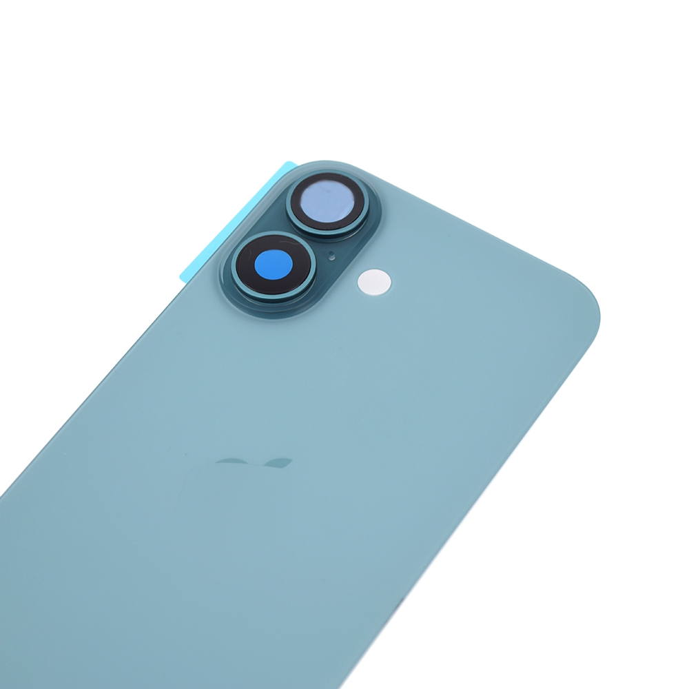 BQ7 Rear Cover Glass with Camera Lens Glass and Magsafe Magnet for iPhone 16-Teal