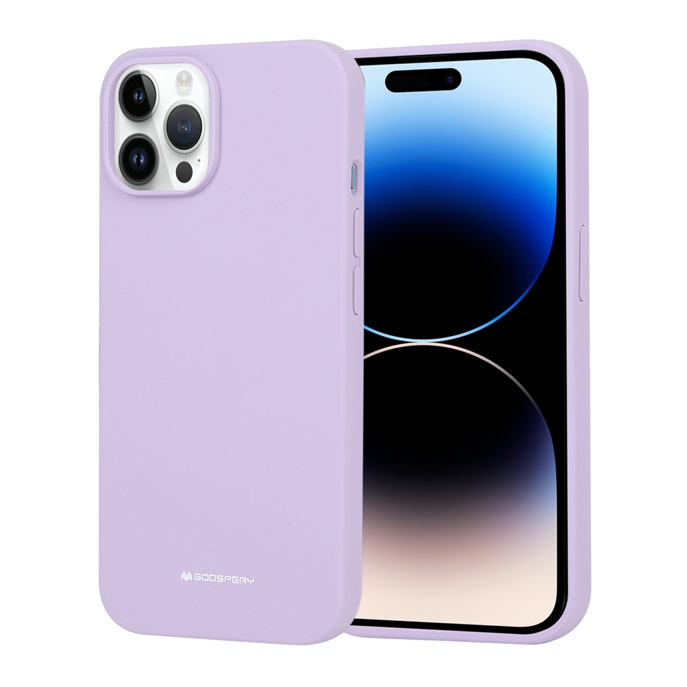 Mercury Silicone Cover Case for iPhone 16 Pro-Red