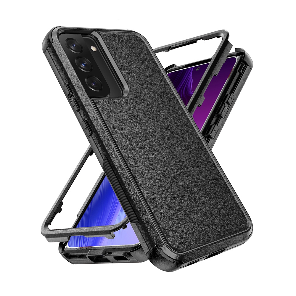 Re-Define Premium Shockproof Heavy Duty Armor Case Cover for Samsung Galaxy S22 Plus-Black