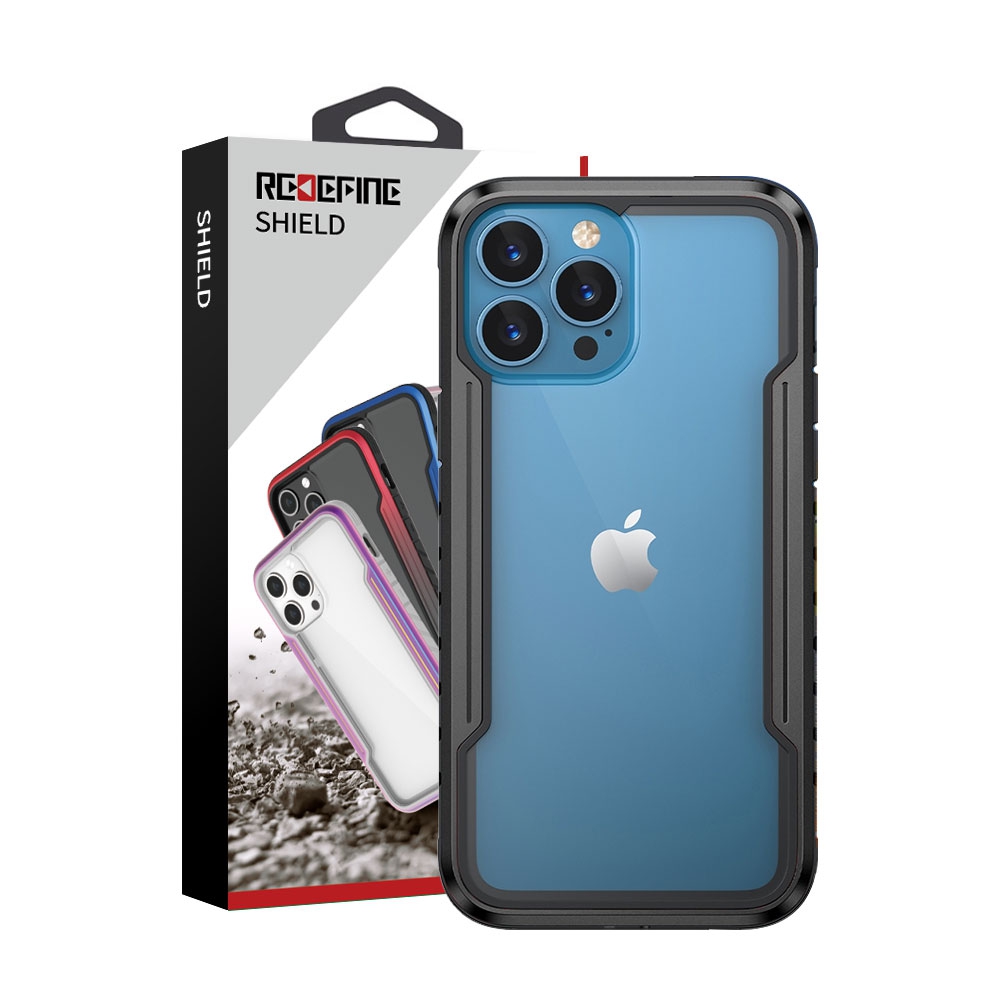 Re-Define Shield Shockproof Heavy Duty Armor Case Cover for iPhone 15-Black