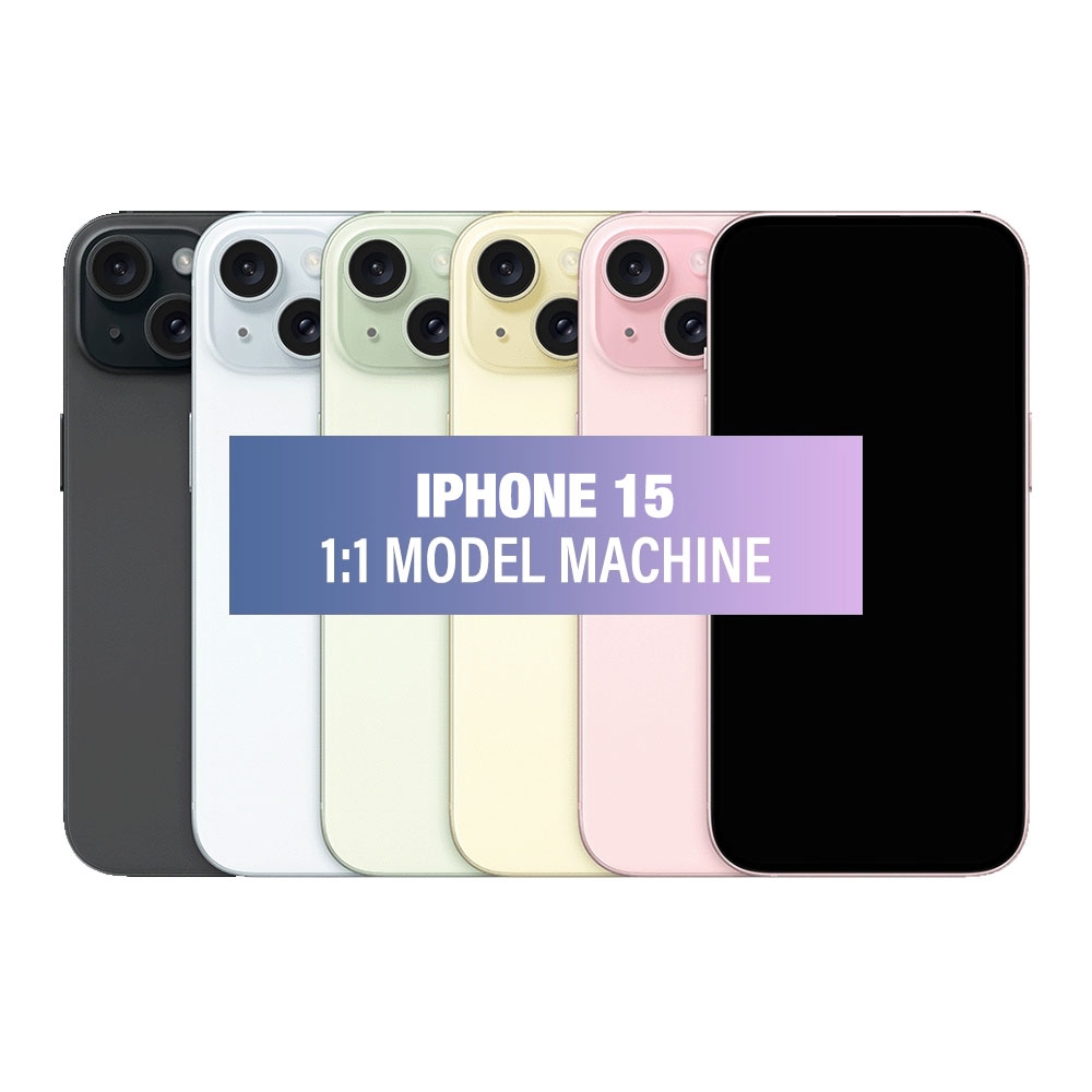 1:1 iPhone 15 Mobile Phone Simulation Model Machine-Black