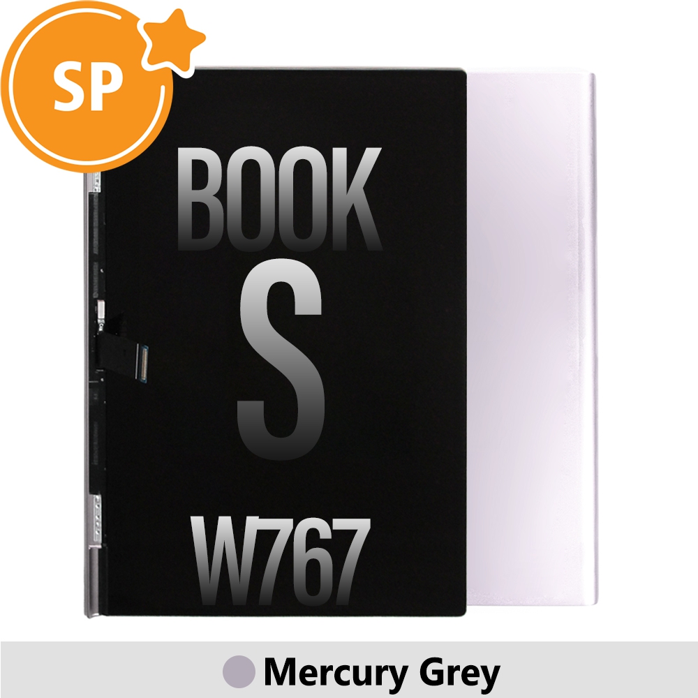 Samsung Galaxy Book S (Qualcomm) W767 OLED Screen Replacement GH82-21278B (Service Pack)-Mercury Grey