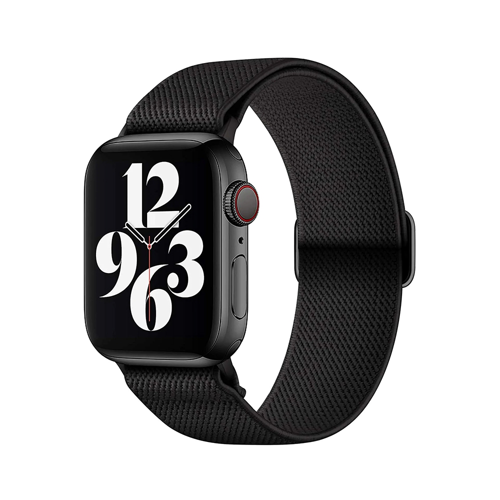 Re-Define Stretchy Nylon Watch Band for Apple Watch 38mm / 40mm / 41mm-White