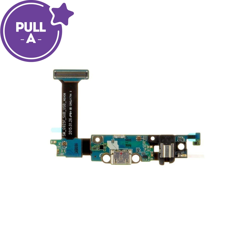 Charging Port Flex Cable For Samsung Galaxy S6 Edge G925F (PULL-A)
