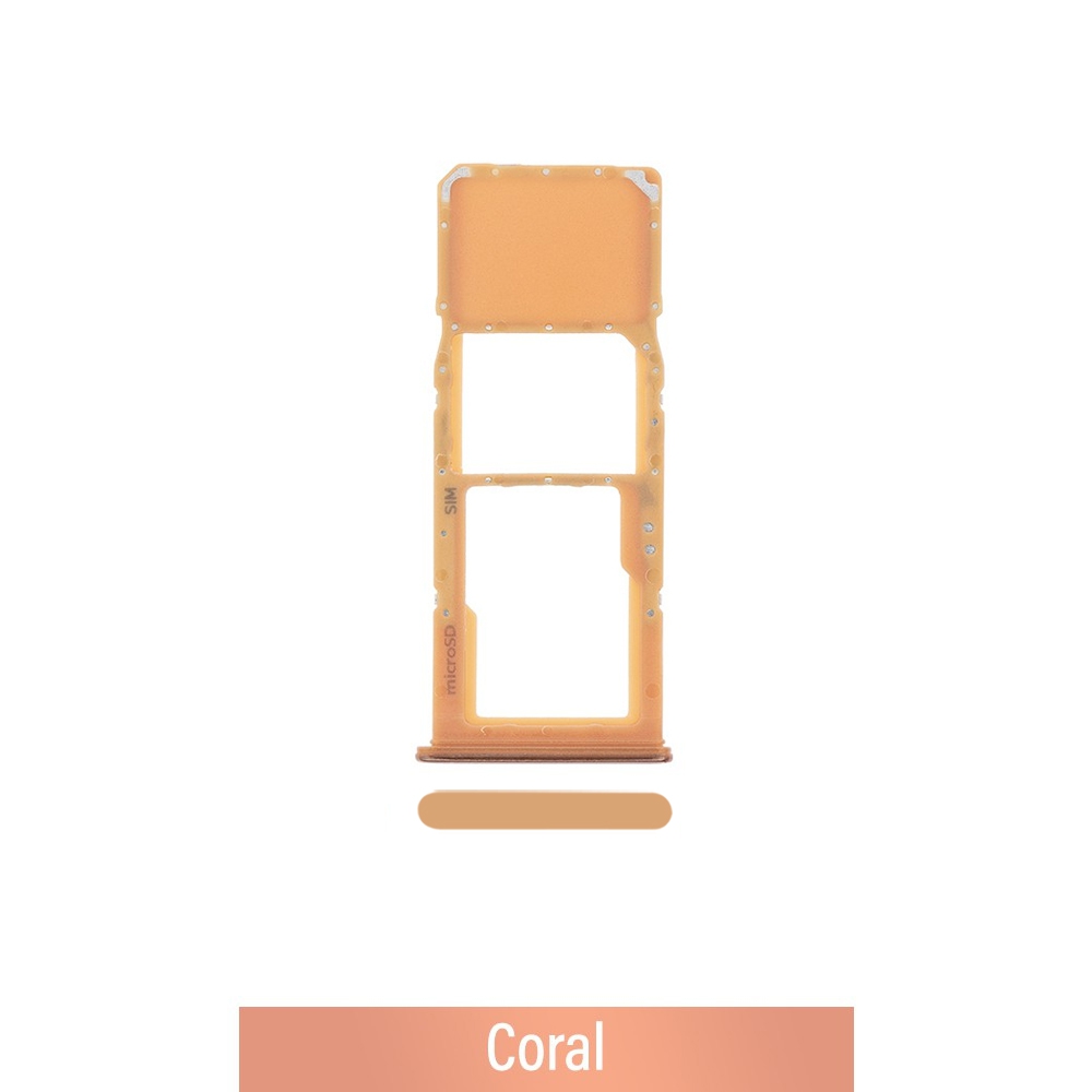 Single SIM Card Tray for Samsung Galaxy A70 A705F-Coral