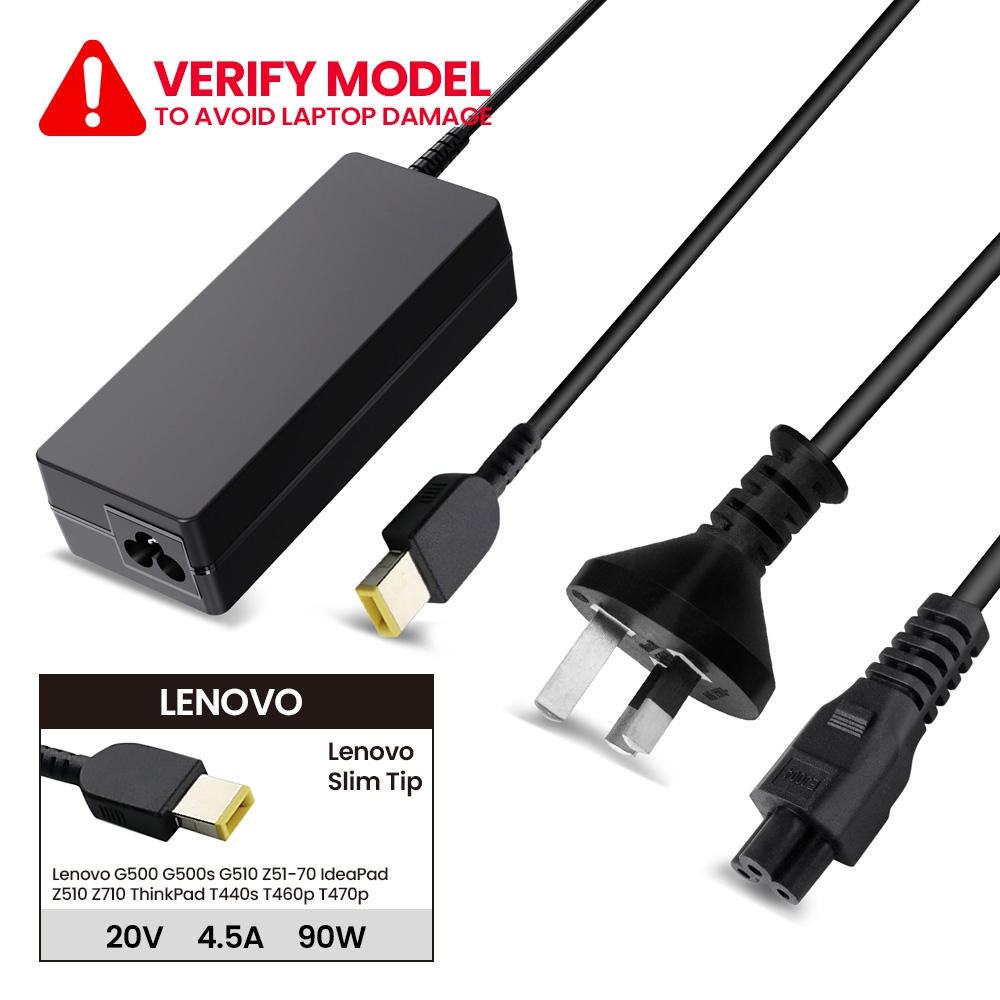 Laptop Power Adapter LO90200USB  For Lenovo G500 G500s G510 Z51-70 IdeaPad Z510 Z710 ThinkPad T440s T460p T470p (Lenovo Slim Tip)