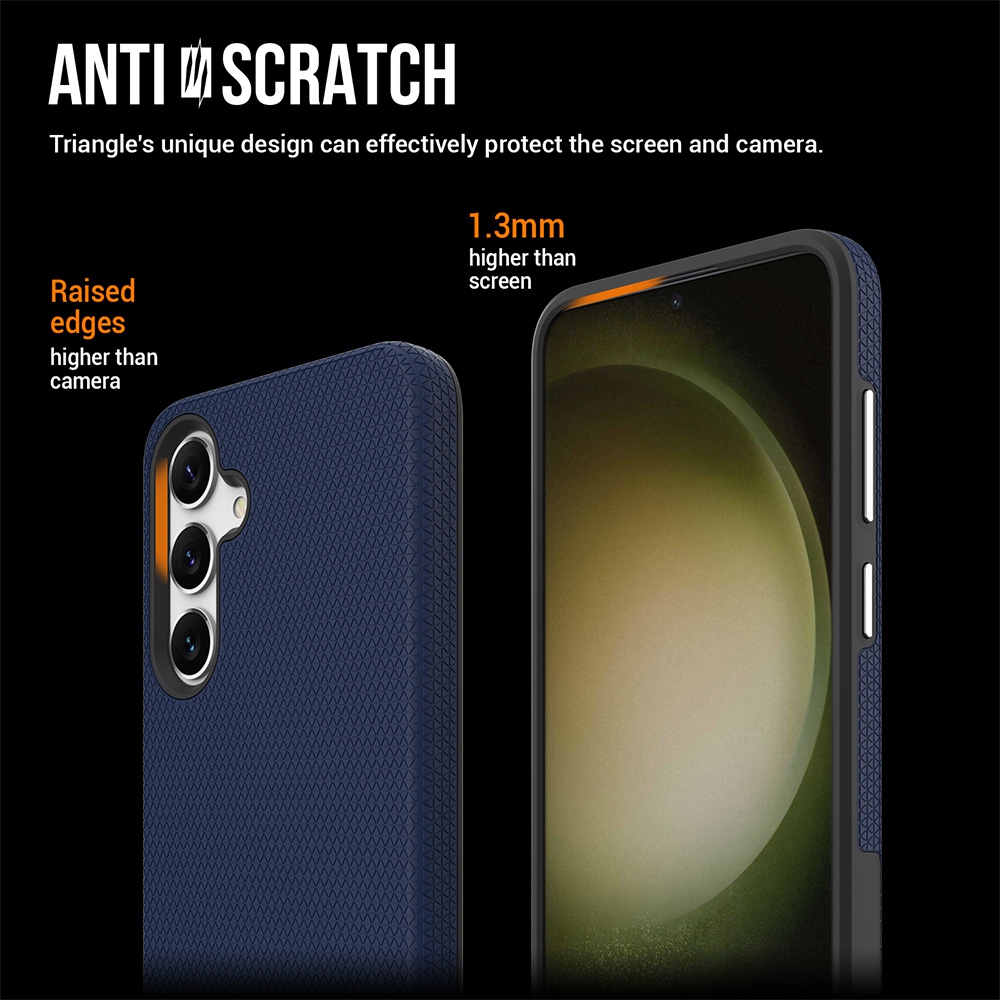 Rhinos Rugged Shockproof Case for Samsung Galaxy S24 Plus-Silver