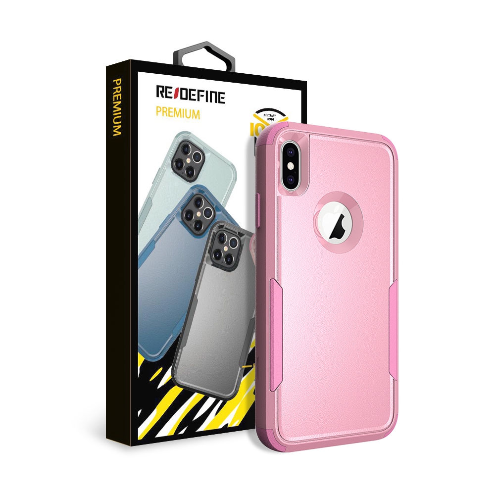 Re-Defense Premium Shockproof Heavy Duty Armor Case Cover for iPhone XS Max-Black