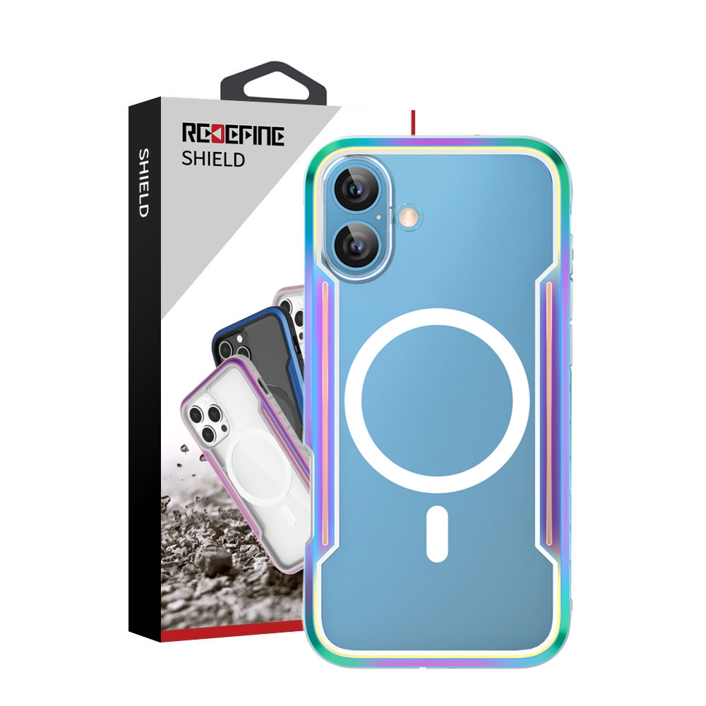 Re-Define Shield Shockproof Heavy Duty Armor Magsafe Case for iPhone 16-Aurora