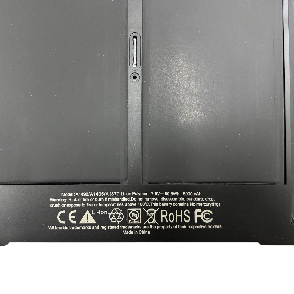 Greencell Battery A1405 A1496 A1377 MacBook Air 13" A1369 (2010/10/20-2011/7/20) / A1466 (2012-2017)