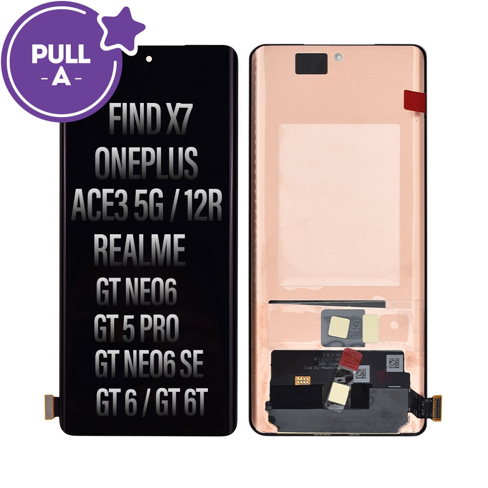 OLED Screen Digitizer Replacement for OPPO Find X7 / One Plus 12R 5G / ACE 3 5G / Realme GT 5 Pro / GT Neo6 SE / GT 6 / GT 6T / GT Neo6 (PULL-A)