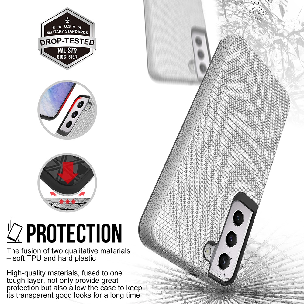 Rhinos Rugged Shockproof Case for Samsung Galaxy S22 Plus-Rose Gold