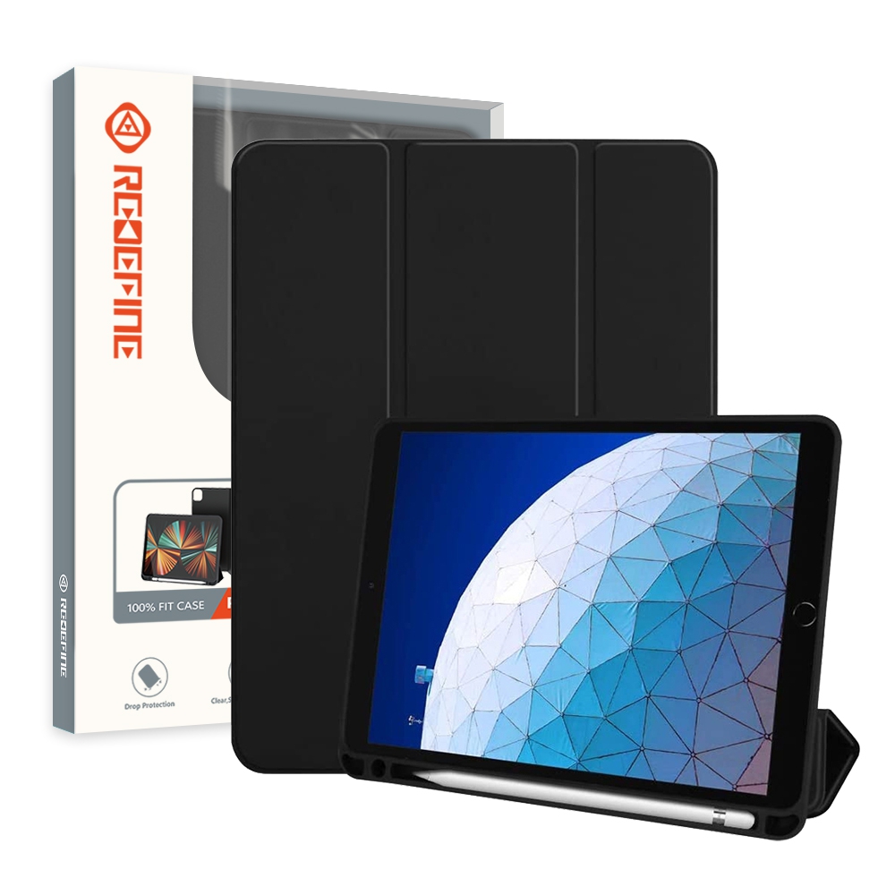 Soft TPU Back Shell Slim Cover Case with Auto Sleep / Wake for iPad Air 3 / Pro 10.5 (2017)-Grey