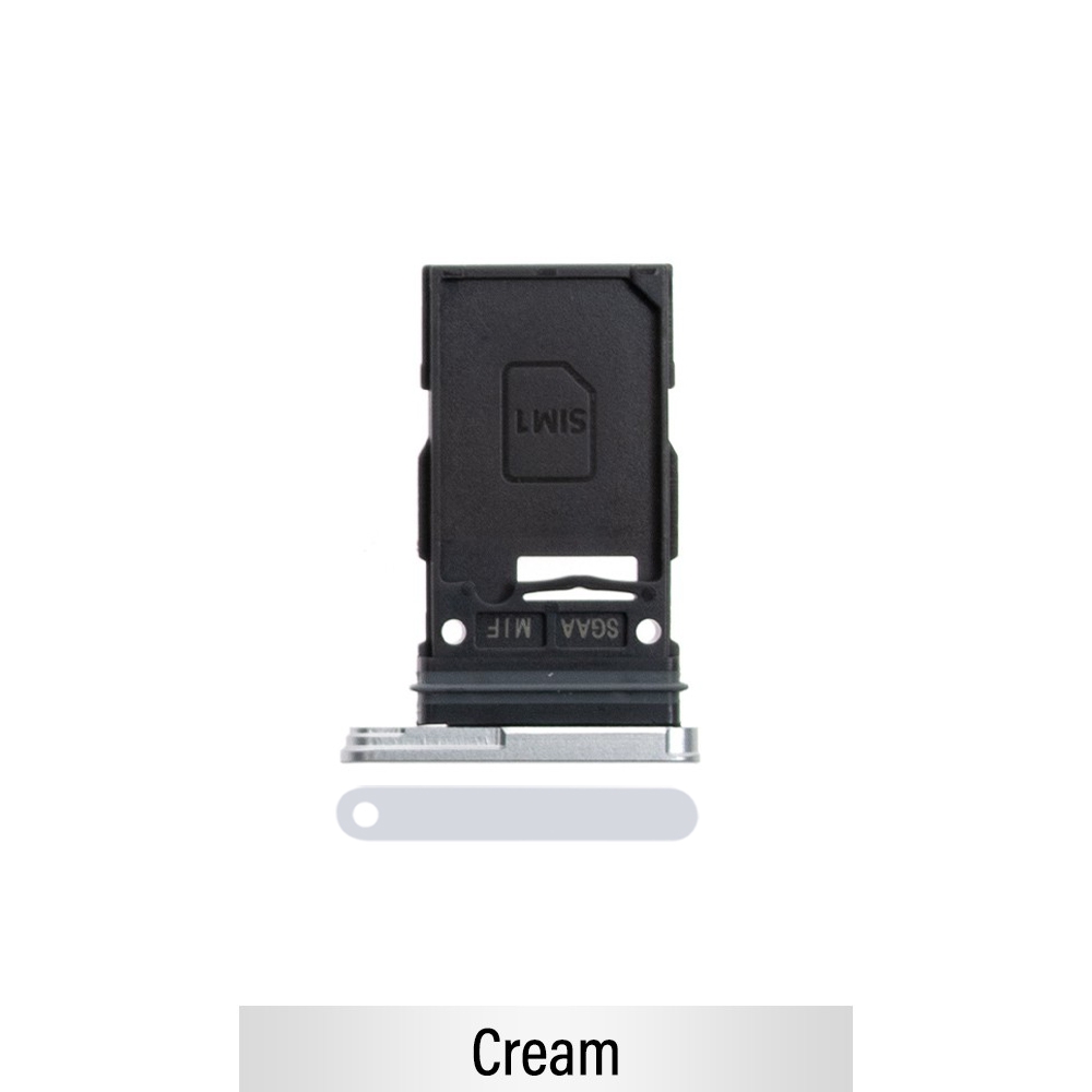 Single SIM Card Tray for Samsung Galaxy S23 FE-Cream