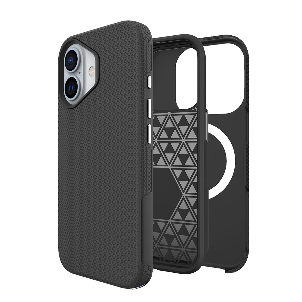 Rhinos Rugged Shockproof Magsafe Cover Case for iPhone 16-Rose Gold