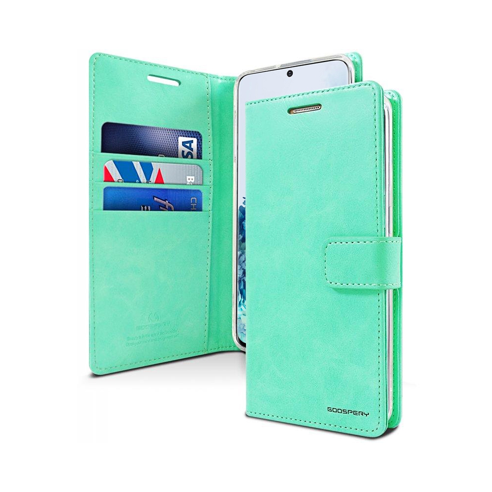 Mercury Blue Moon Diary Cover Case for Samsung Galaxy S20 Plus-Black