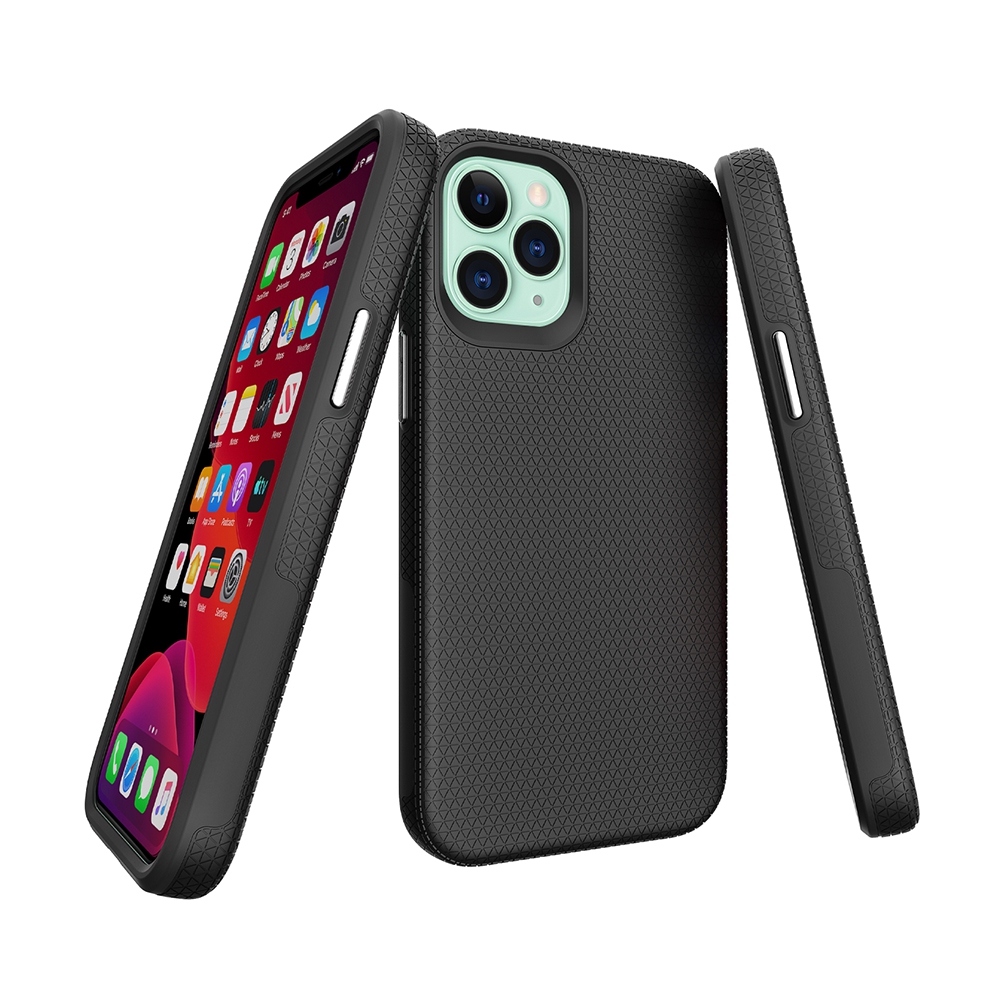 Rhinos Rugged Shockproof Case for iPhone 12 mini (5.4'')-Red