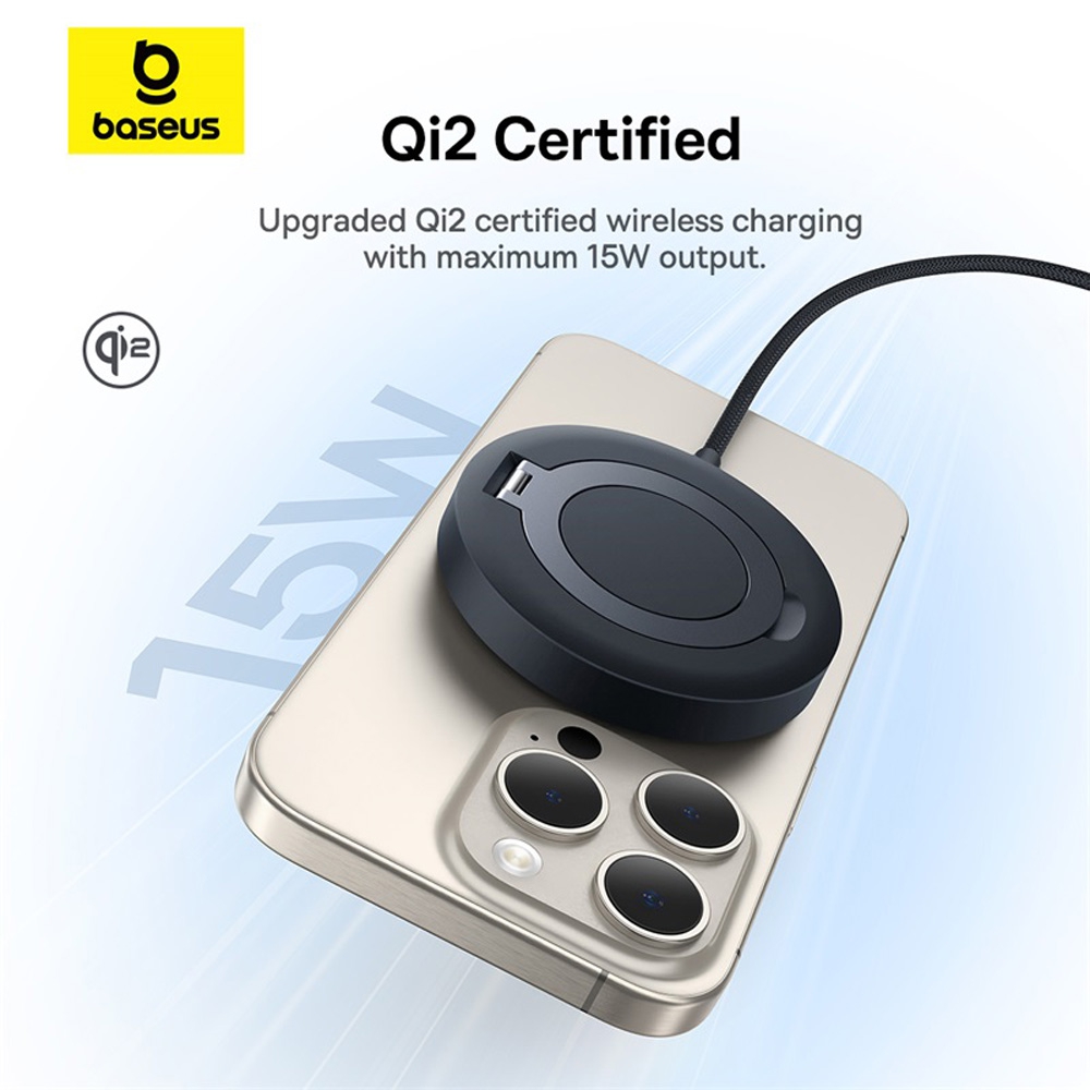 Baseus Simple Mini4 Magnetic Wireless Charging Stand 15W