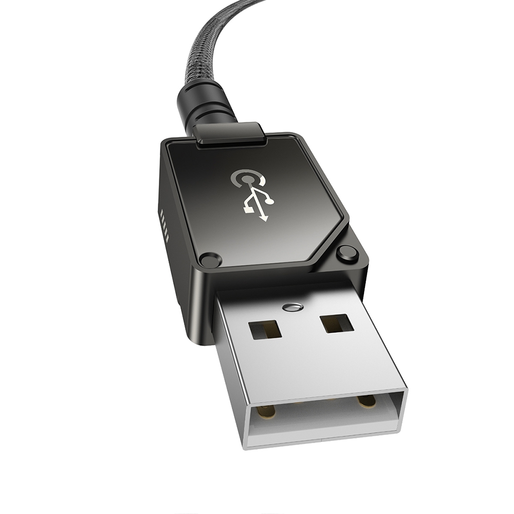 Baseus Unbreakable Series Fast Charging Data Cable USB to iP 2.4A 1m-Black