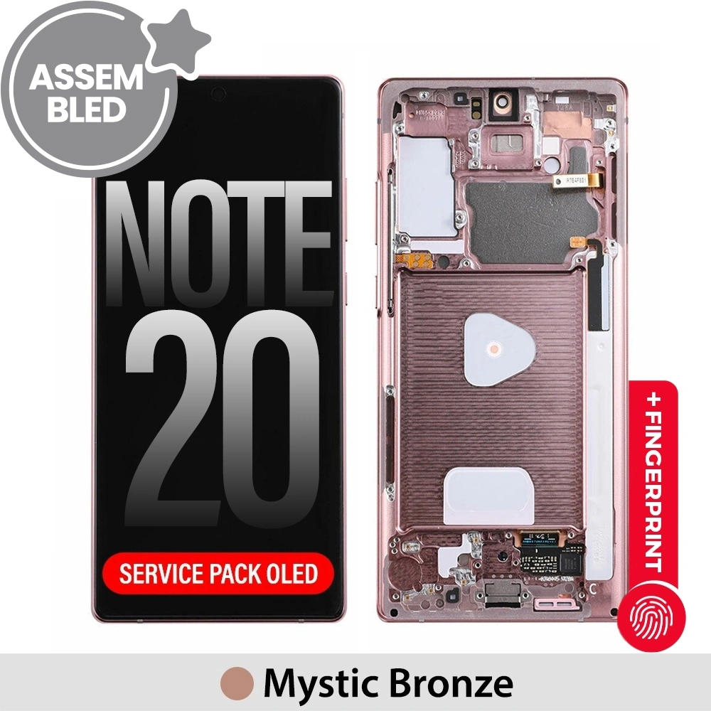ASSEMBLED OLED Screen Replacement for Samsung Galaxy Note 20 N980F -Mystic Bronze