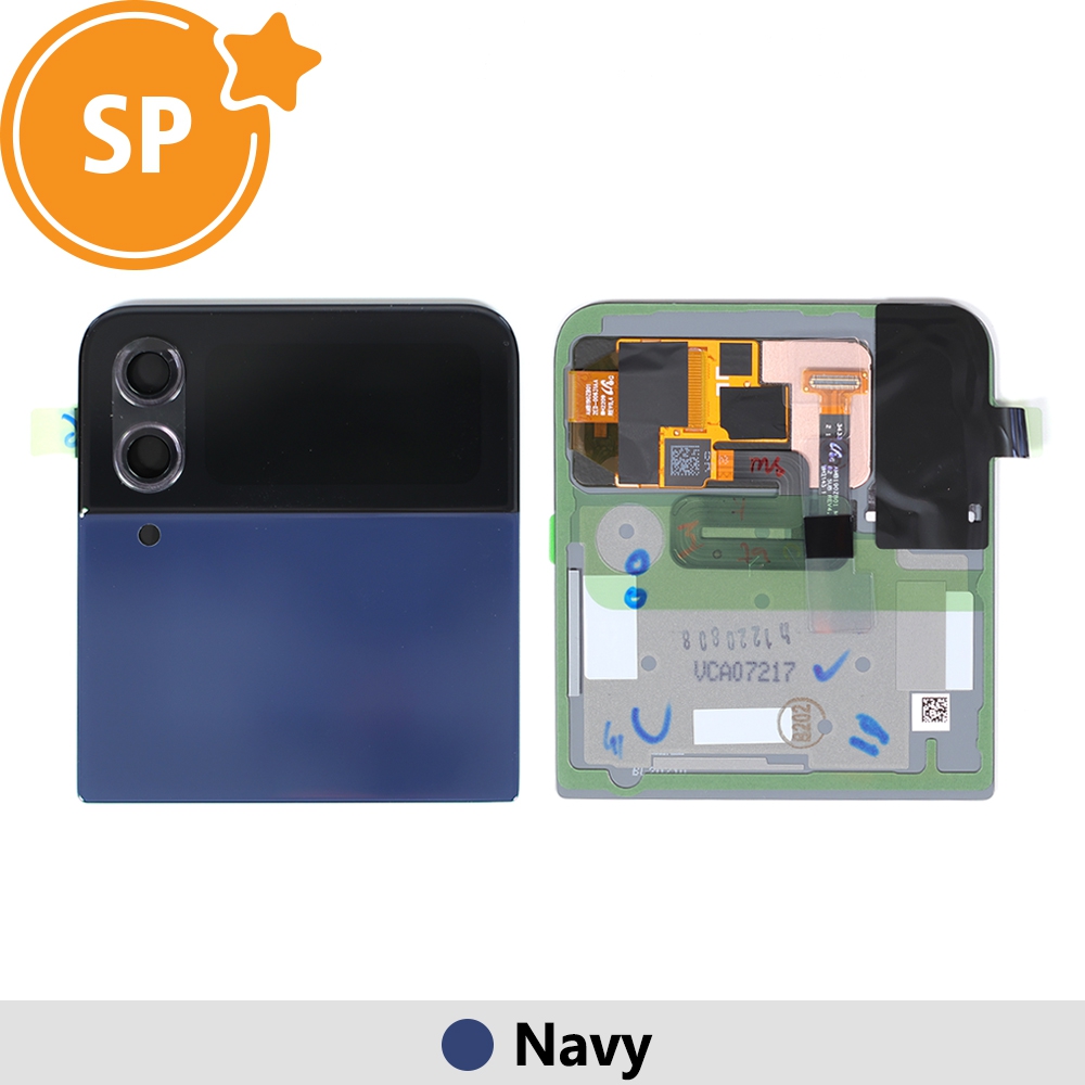 Samsung Galaxy Z Flip4 F721B Outer OLED Screen Replacement GH97-27947E (Service Pack)-Navy