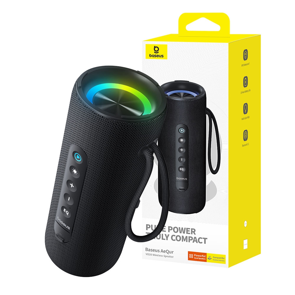 Baseus AeQur VO20 Portable Wireless Speaker-Cluster