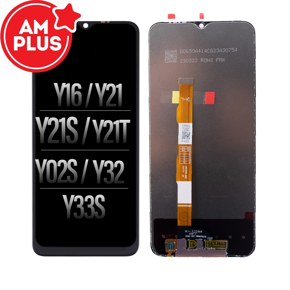 AMPLUS LCD Screen Digitizer Replacement for Vivo Y21 / Y21s / Y02s / Y16 / Y21T (Indian Version) 
