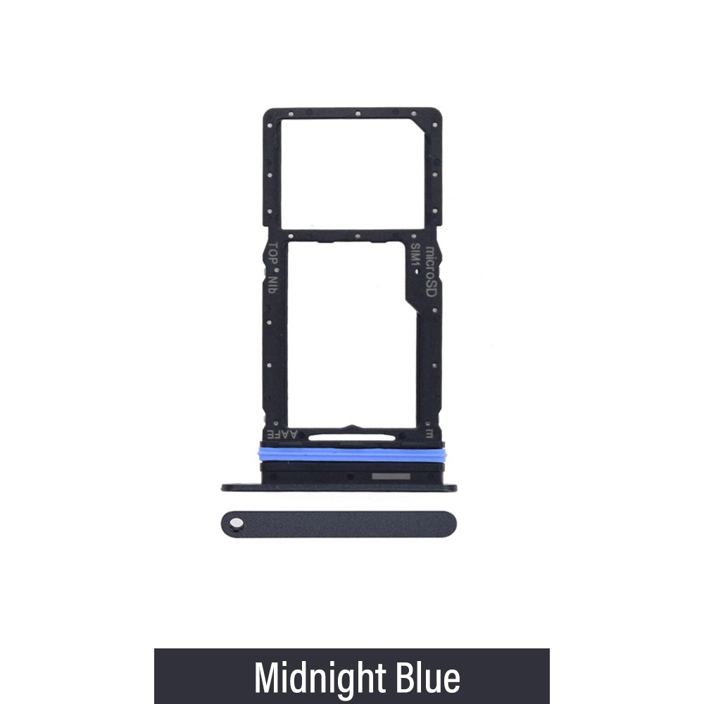 Single SIM Card Tray for Samsung Galaxy A16 4G A165-Midnight Blue