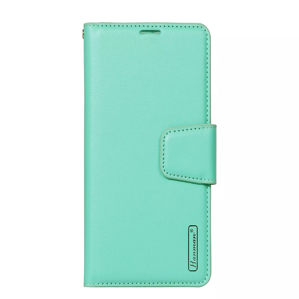 Hanman PU Flip Leather Wallet Case for Samsung Galaxy Z Fold 7-Rose Gold