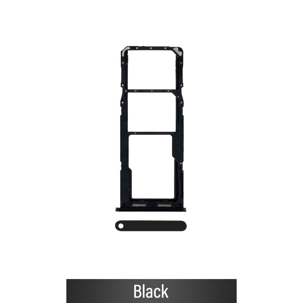 Dual SIM Card Tray for Samsung Galaxy A22 5G A226B-Black (Not for AU)