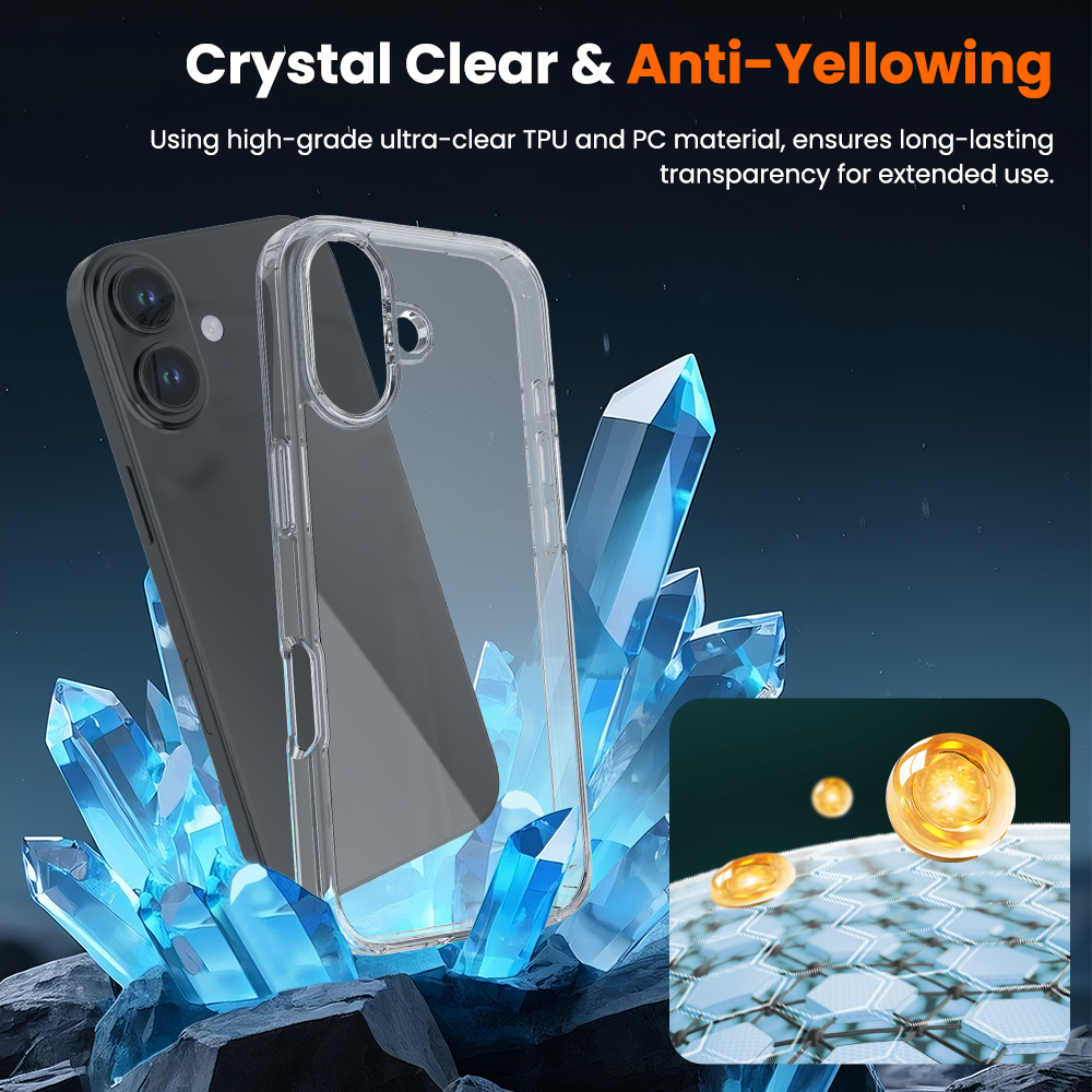 iPhone 16 Pro REDEFINE Ice-transparent Anti-fall Case Cover 