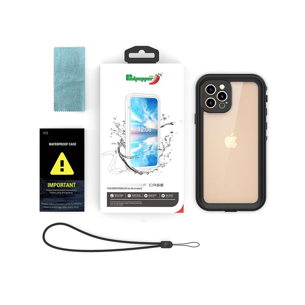 Redpepper Dot+ IP68 Waterproof Case Cover for iPhone 12