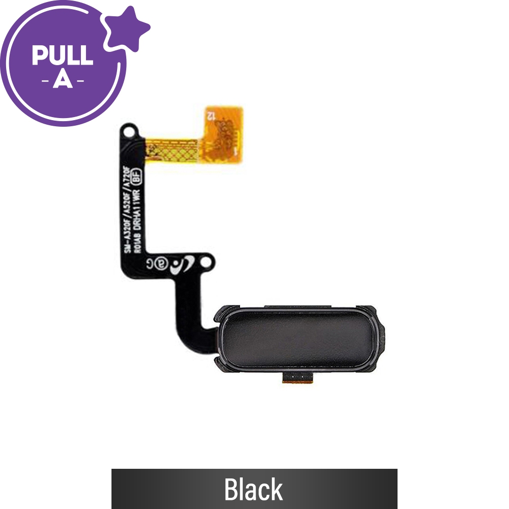 Home Button Flex Cable for Samsung Galaxy A5 (2017) A520F (PULL-A)-Black