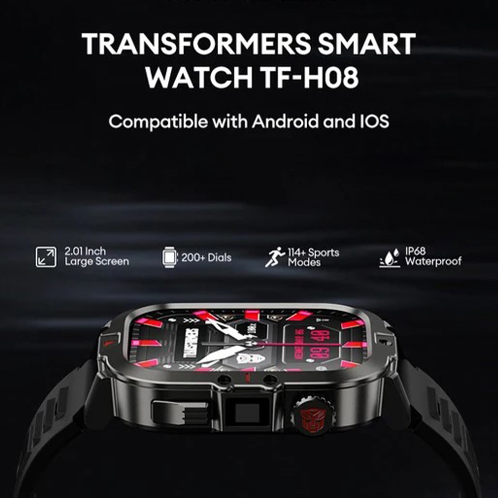 Transformers TF-H08 Smart Watch-Grey