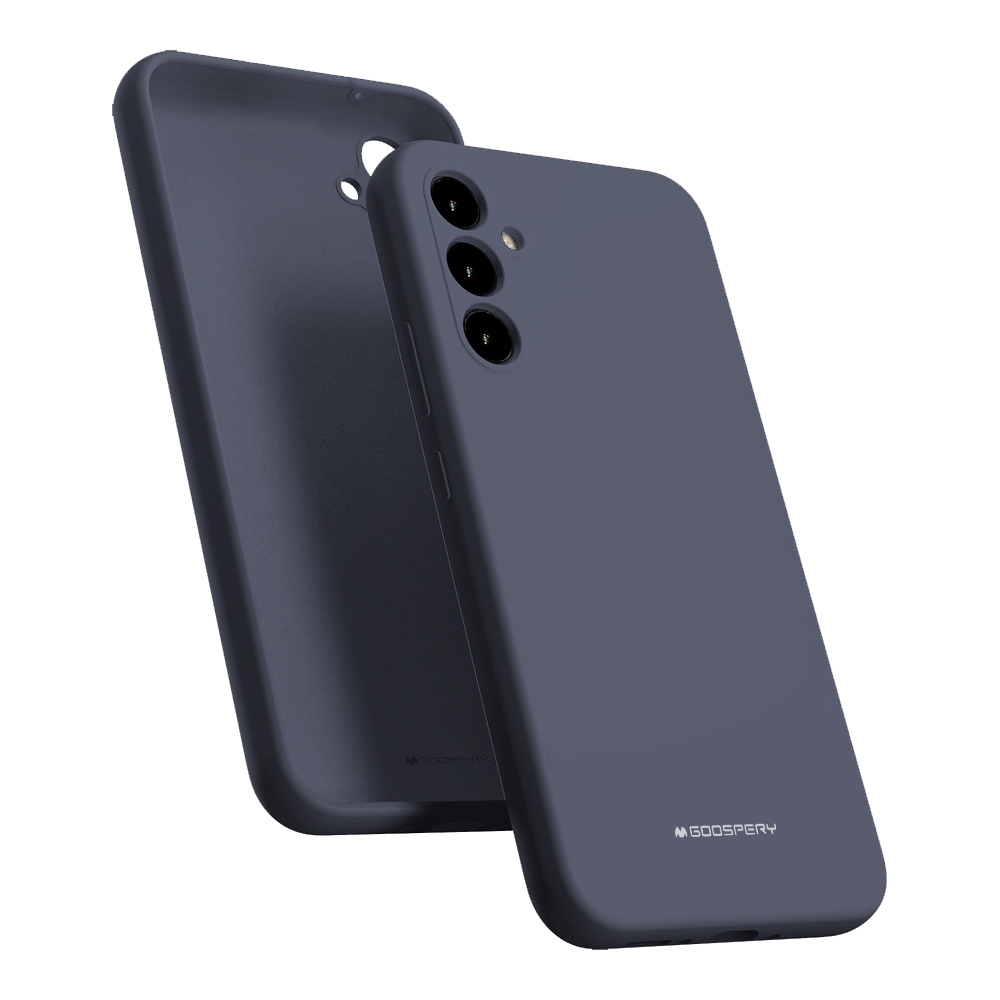Mercury Silicone Case Cover for Samsung Galaxy A17 5G-Black