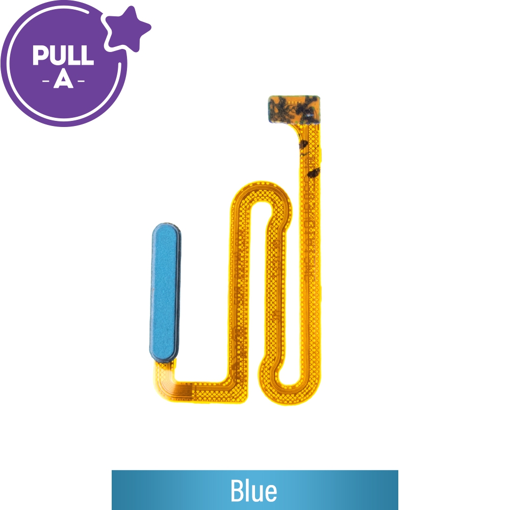 Power & Fingerprint Reader Flex Cable for Samsung Galaxy A12 A125F / A12 Nacho A127F (PULL-A)-Blue