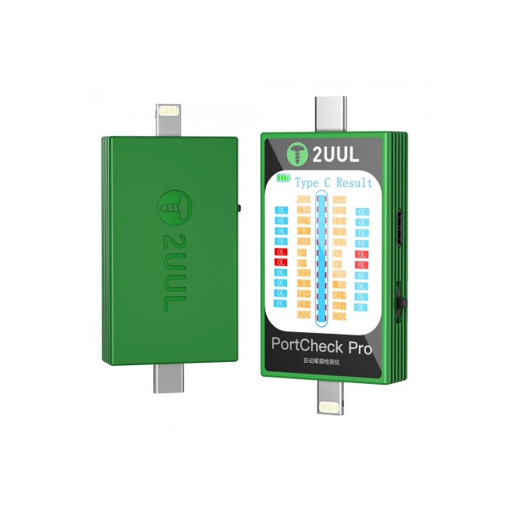 2UUl PW31 PortCheck Pro 5V / 2A Type-C / Lighting Interface Automatic Tail Plug Detector