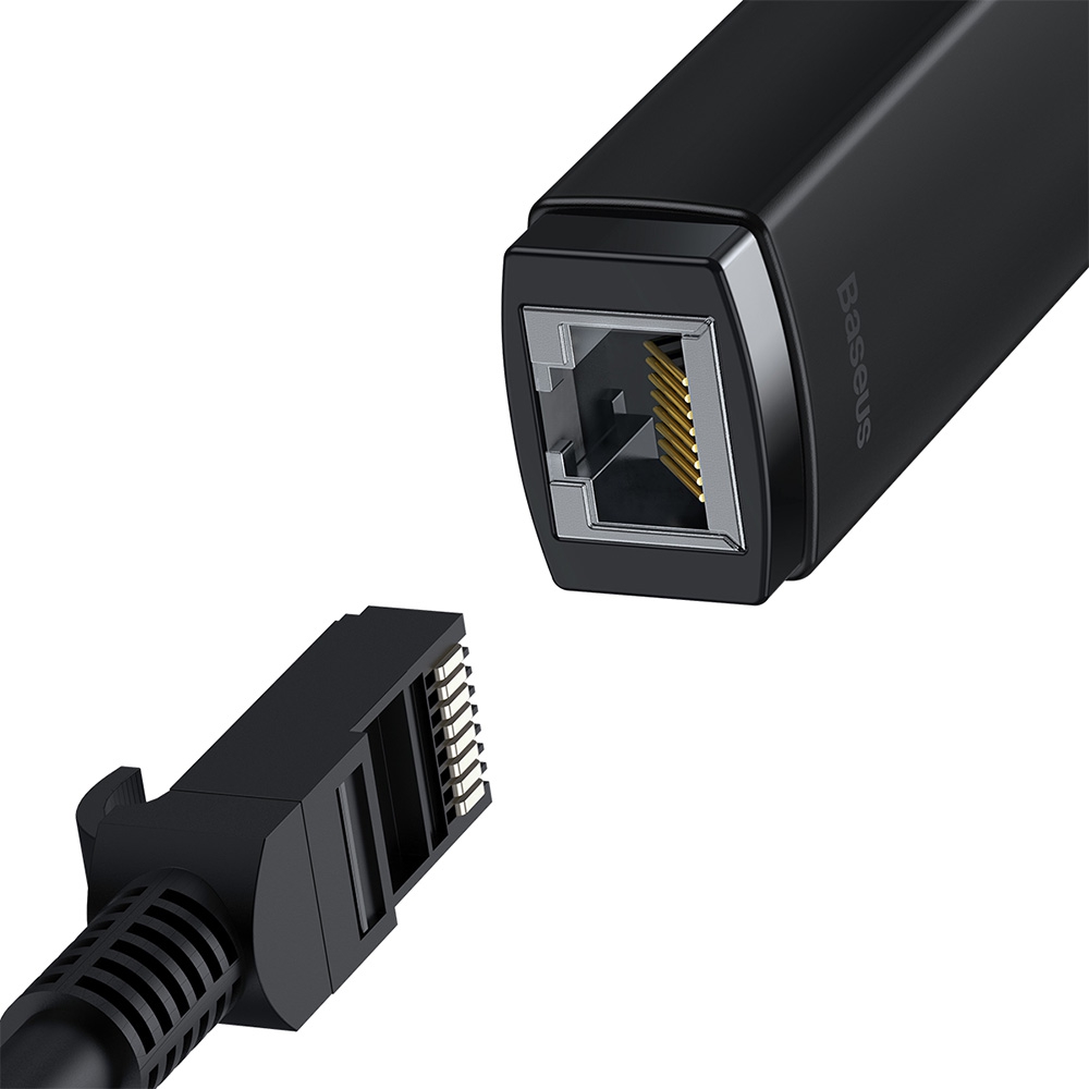 Baseus Lite Series Ethernet Adapter USB-A to RJ45 LAN Port 1000Mbps