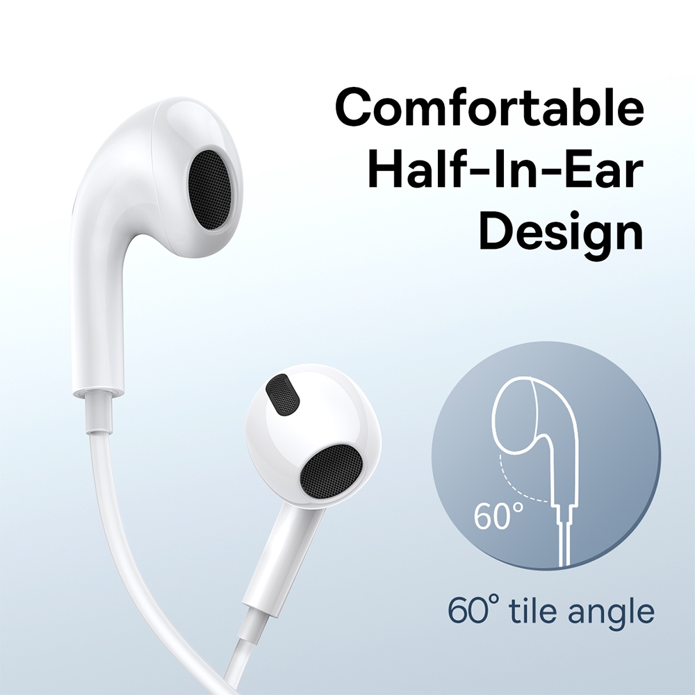 Baseus Earphones Encok H17 with Microphone 3.5mm Ports NGCR020002