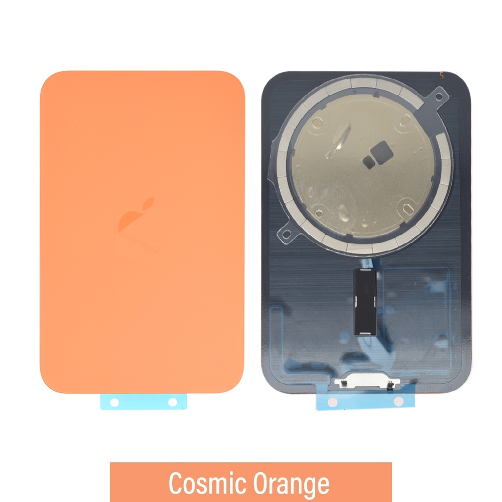 BQ7 Rear Cover Glass With Magsafe Magnet for iPhone 17 Pro -Cosmic Orange