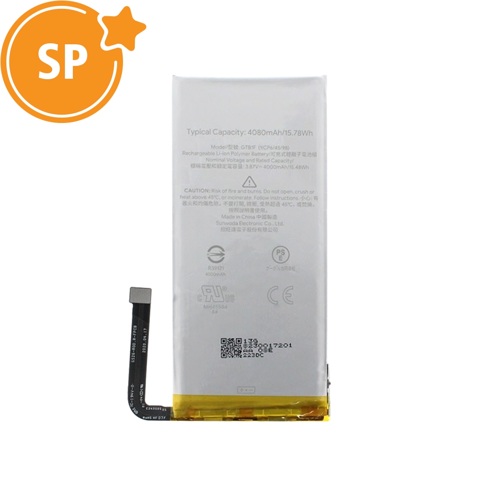 Google Pixel 5 Replacement Battery 4080mAh G823-00172-01 (Service Pack)