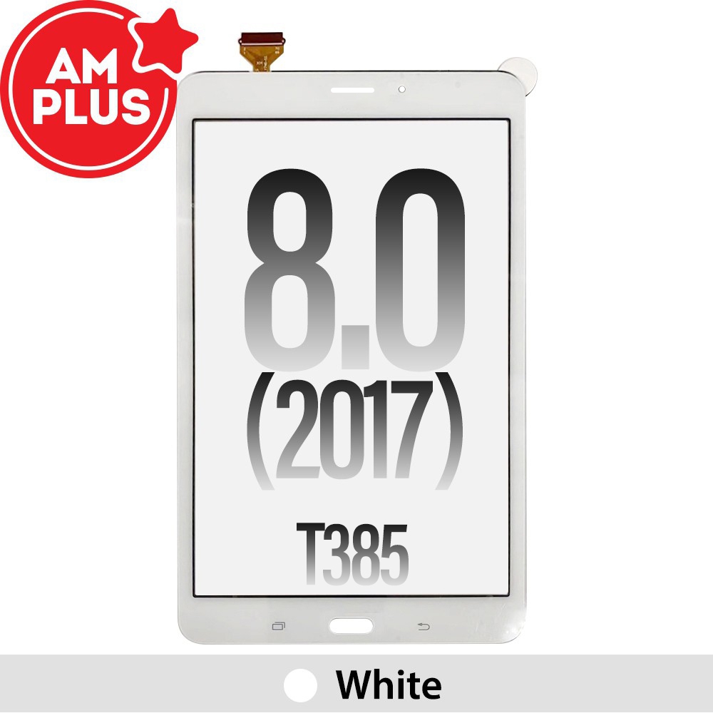 AMPLUS Touch Screen Digitizer Panel for Samsung Galaxy Tab A 8.0 (2017) (4G/LTE) T385-White