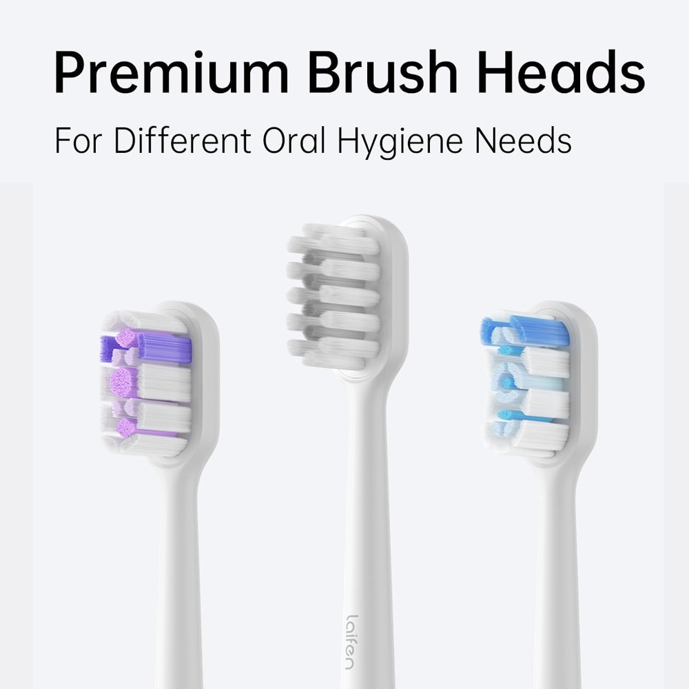 Laifen Wave Brush Heads - 3 Pack