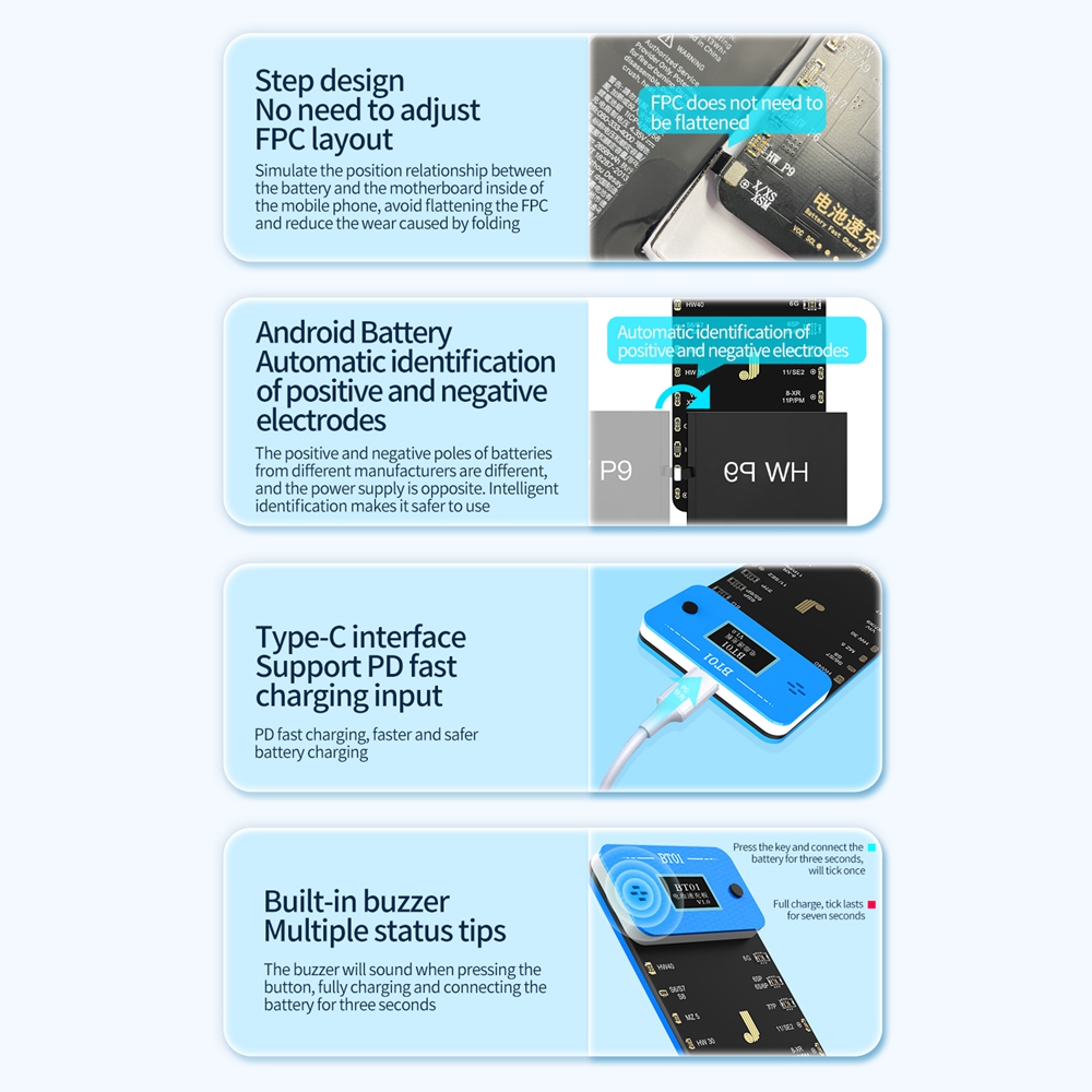 JCID BT01 Battery Fast Charging Board