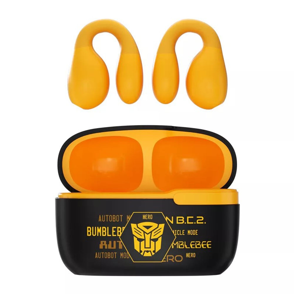 Transformers TF-T05 Ear Clip Open Touch ENC Noise Reduction Earphones-Black