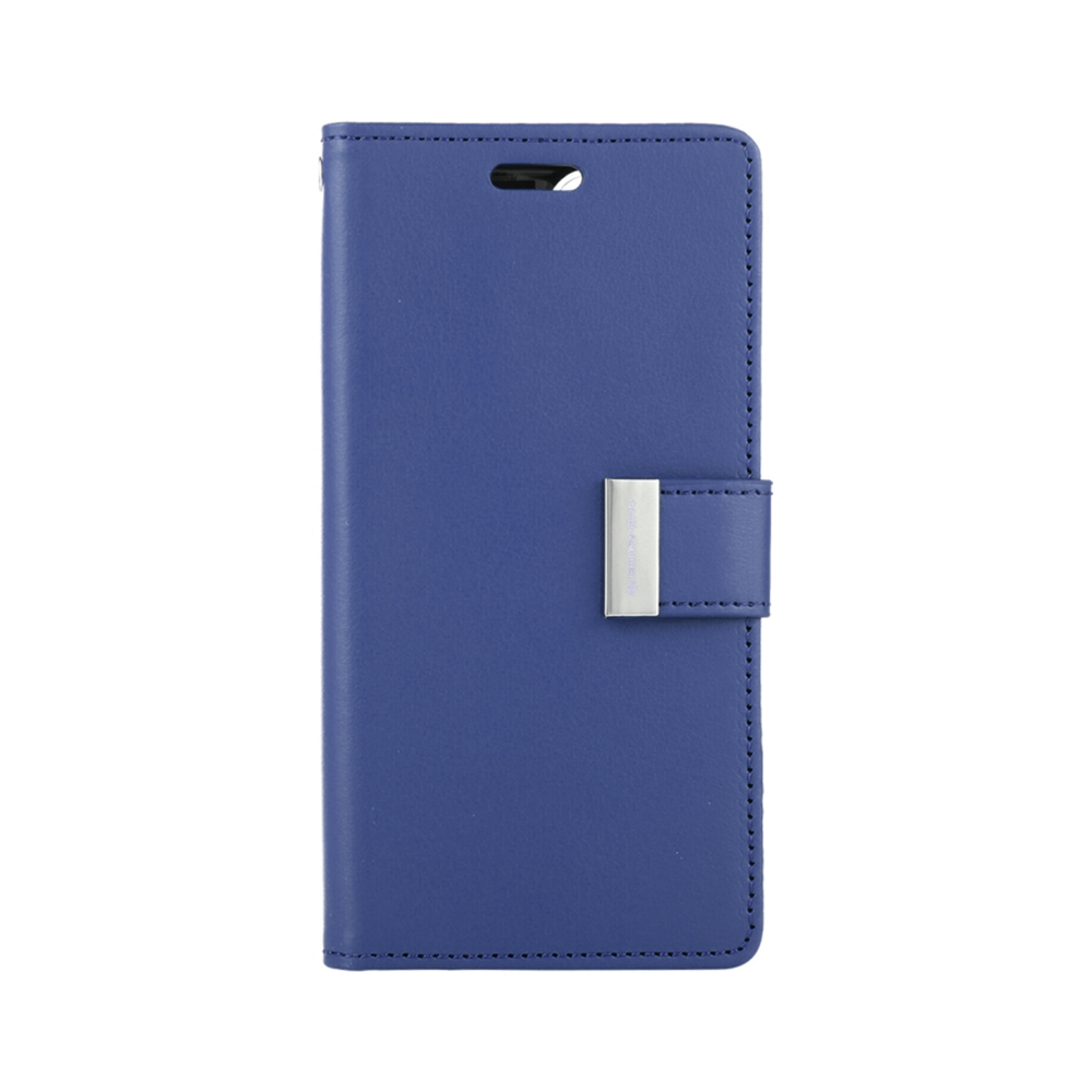 Mercury Rich Diary Case for iPhone 16 Pro-Navy